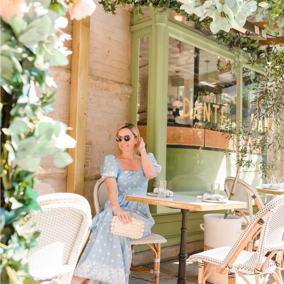 Mason’s Daughter Blue Floral Maxi dress S - Picture 3 of 11